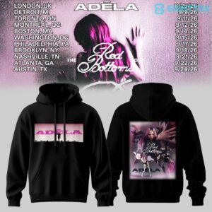 Adla The Red Bottoms Tour 2026 Special Hoodie by Eighttee.com Adéla The Red Bottoms Tour 2026 Special Hoodie