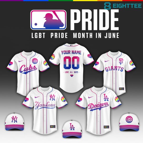 All Team MLB x Pride Day ( Bisexual ) 2026 Jersey Limited Edition
