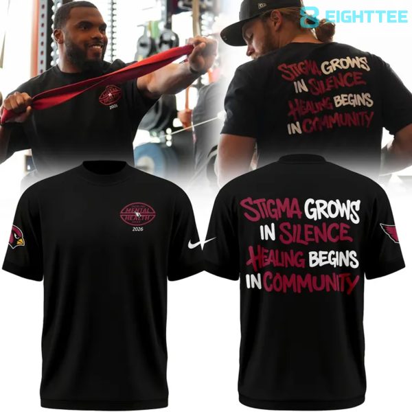 Arizona Cardinals Black Tackling Mental Heath Limited Edition Shirt