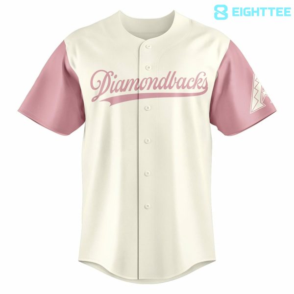 Alternative view of Arizona Diamondbacks 2026 Mother's Day Custom Baseball Jersey