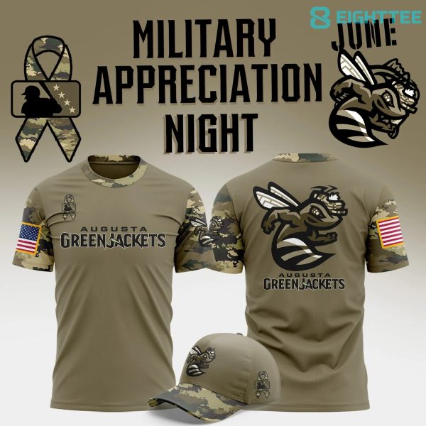 Augusta GreenJackets 2025 Military Tribute Limited Graphic Tee