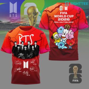 BTS FIFA World Cup 2026 Final Halftime Show 3D Shirt by Eighttee.com BTS FIFA World Cup 2026 Final Halftime Show 3D Shirt