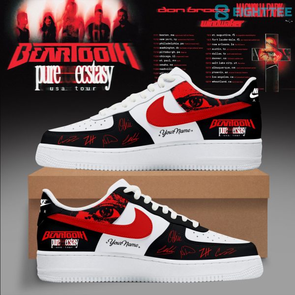 Beartooth Pure Ecstasy Tour 2026 Custom Air Force 1 Shoes