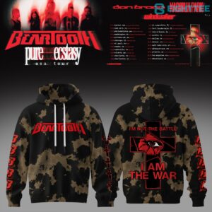 Beartooth Pure Ecstasy Tour 2026 Hoodie by Eighttee.com Beartooth Pure Ecstasy Tour 2026 Hoodie