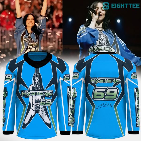 Billie Eilish Hit Me Hard and Soft Tour 2026 Special Hockey Jersey