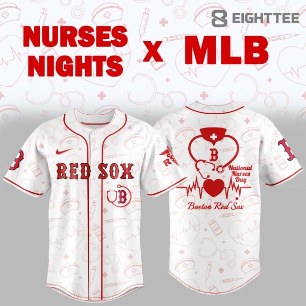 Boston Red Sox x Nurse Pride Meets Fenway Legacy - Heartbeat Baseball Spirit Jersey V2