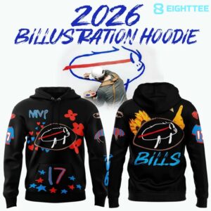 Buffalo Bills 2026 Billustration Hoodie