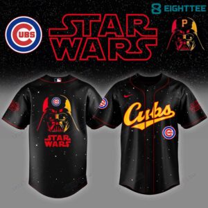 Chicago Cubs Dark Commander "Starfield Galaxy Night" Anime SW Baseball Jersey