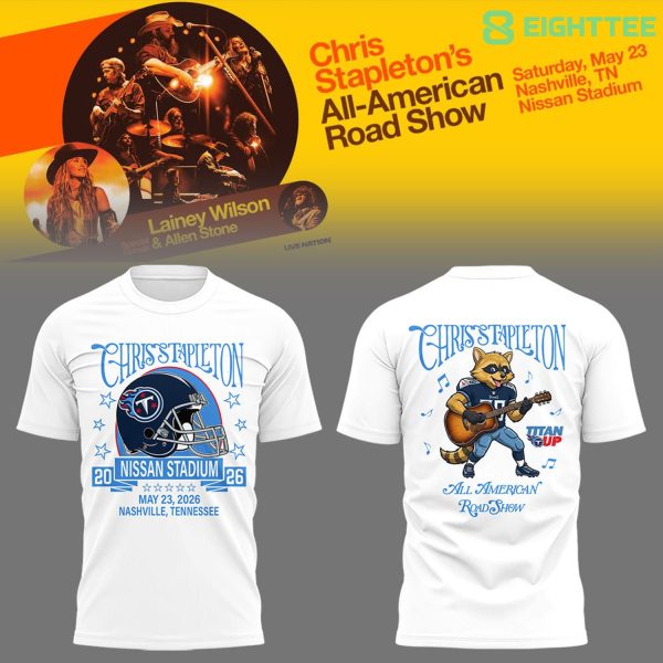 Alternative view of Chris Stapleton All-American Road Show tAt Nissan Stadium Shirt