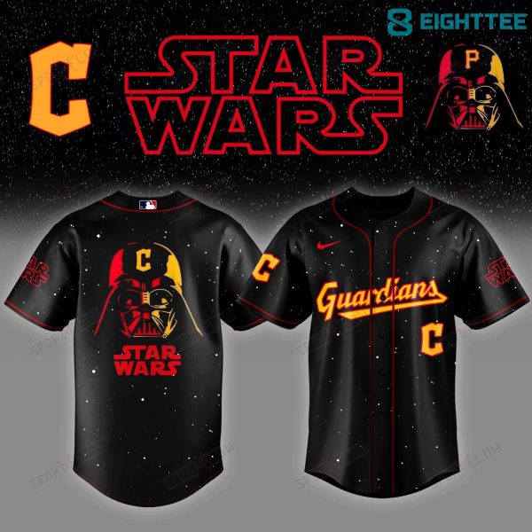 Cleveland Guardians Dark Commander "Starfield Galaxy Night" Anime SW Baseball Jersey