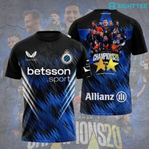 Club Brugge KV Kampioen 2526 Shirt by Eighttee.com Club Brugge KV Kampioen 25/26 Shirt