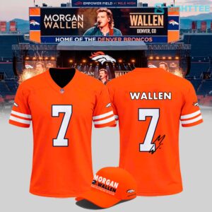 Denver Broncos x Morgan Wallen Still The Problem Tour 2026 Football Jersey