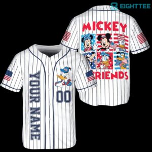 Disney Mickey & Friends Donald Duck USA 250th Anniversary Baseball Jersey