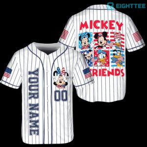 Disney Mickey & Friends Minnie USA 250th Anniversary Baseball Jersey