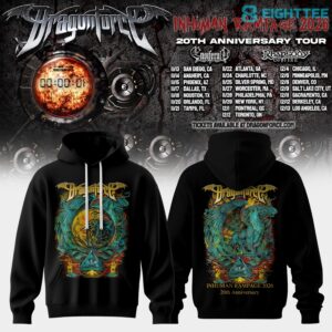 DragonForce Inhuman Rampage 20th Anniversary Special Hoodie V4