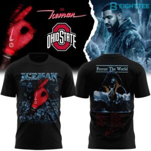Drake Ice Man X Ohio State Buckeyes Tshirt by Eighttee.com Drake Ice Man X Ohio State Buckeyes Tshirt