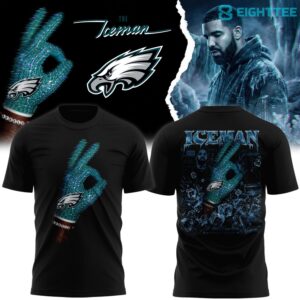 Drake Ice Man X Philadelphia Eagles Tshirt by Eighttee.com Drake Ice Man X Philadelphia Eagles Tshirt