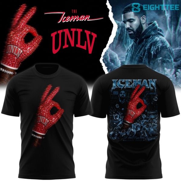 Drake Ice Man X UNLV Rebels Tshirt