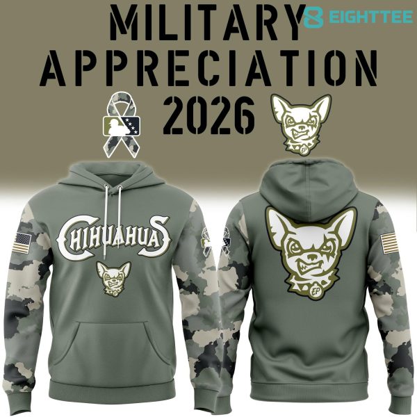 El Paso Chihuahuas 2026 Military Tribute Night Hoodie