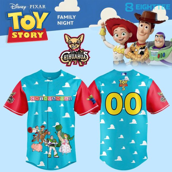 El Paso Chihuahuas Toy Story Night Baseball Jersey
