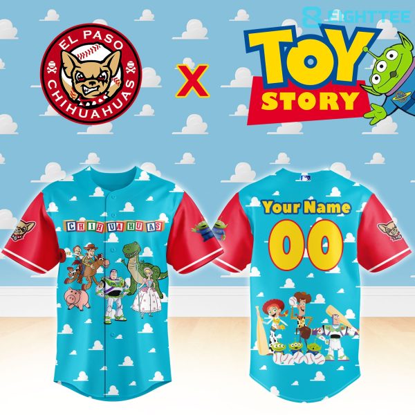 El Paso Chihuahuas x Toy Story Night Custom Baseball Jersey