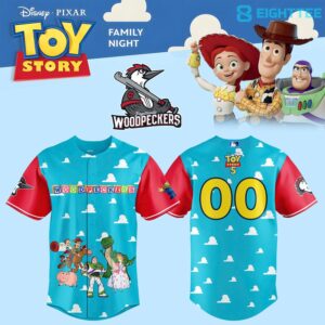 Fayetteville Woodpeckers x Toy Story Night Baseball Jersey