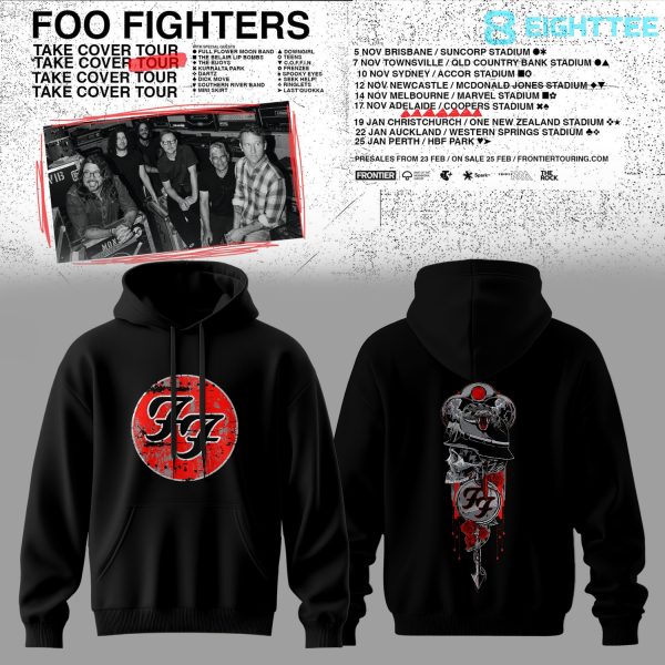 Foo Fighters Take Cover Tour 2026 Hoodie