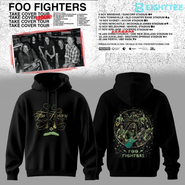 Foo Fighters Take Cover Tour 2026 Hoodie