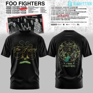 Foo Fighters Take Cover Tour 2026 Shirt by Eighttee.com Foo Fighters Take Cover Tour 2026 Shirt