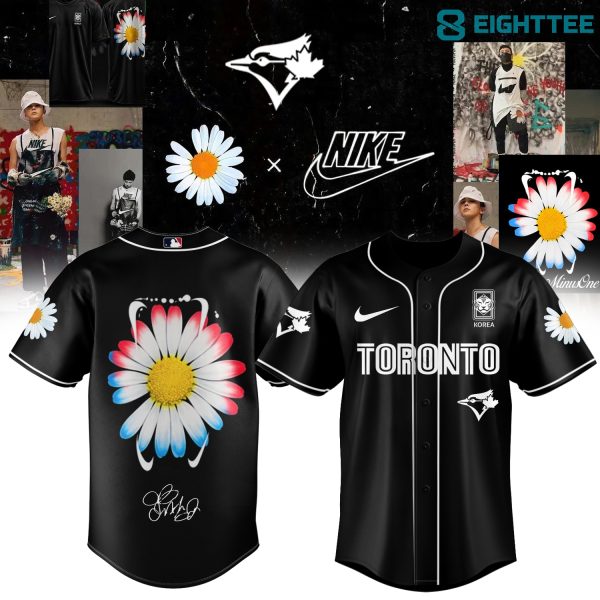 Alternative view of G-Dragon’s PEACEMINUSONE x Nike x MLB Jersey