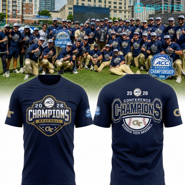 Georgia Tech Baseball TOURNAMENT AND REGULAR SEASON CHAMPIONS T-Shirt