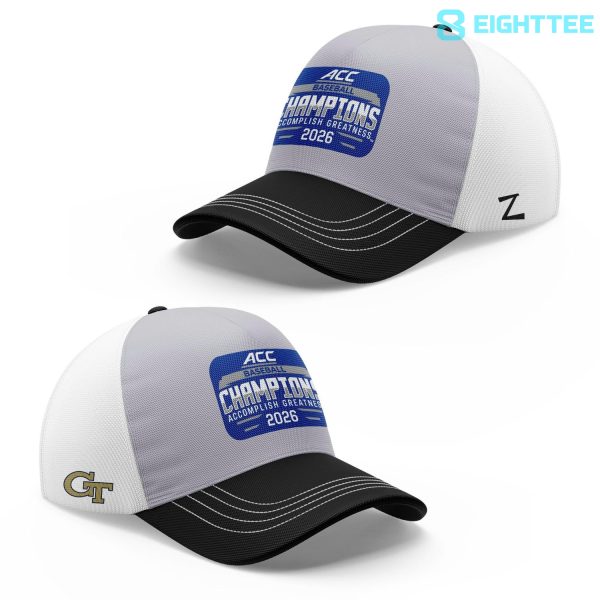 Alternative view of Georgia Tech Baseball TOURNAMENT AND REGULAR SEASON CHAMPIONS T-Shirt