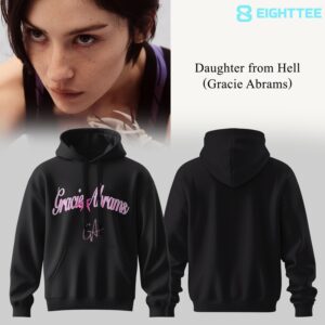 Gracie Abrams Daughter from Hell Signature Special Hoodie by Eighttee.com Gracie Abrams Daughter from Hell Signature Special Hoodie