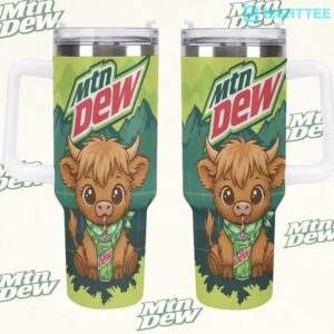 Highland Cows & Mtn Dew - Tumbler 40OZ