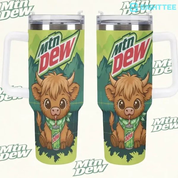 Highland Cows & Mtn Dew - Tumbler 40OZ
