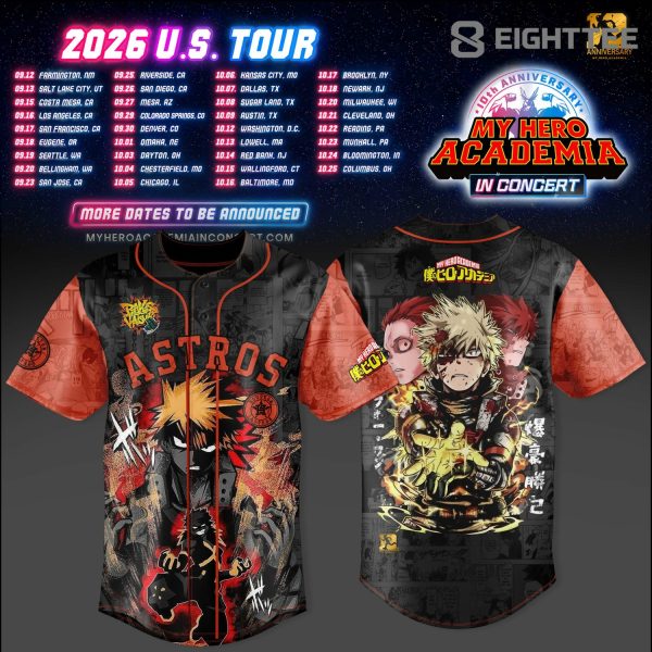 Houston Astros x My Hero Academia U.S. Tour Collection Jersey