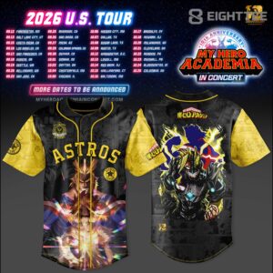 Houston Astros x My Hero Academia US Tour Collection Jersey V2 by Eighttee.com Houston Astros x My Hero Academia U.S. Tour Collection Jersey V2