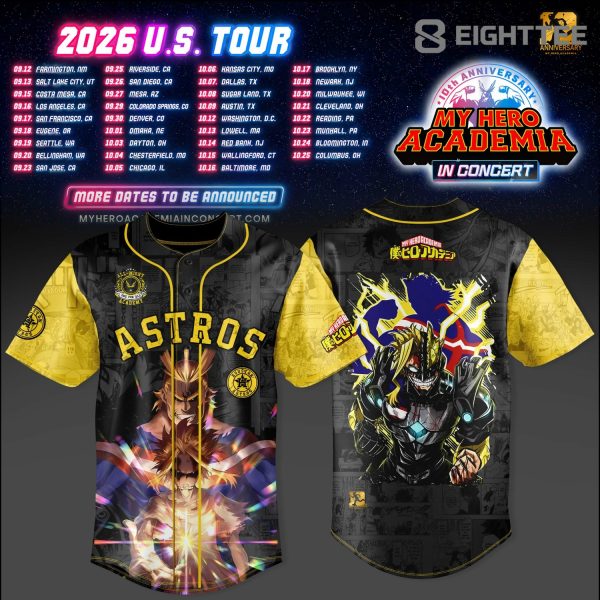 Houston Astros x My Hero Academia U.S. Tour Collection Jersey V2