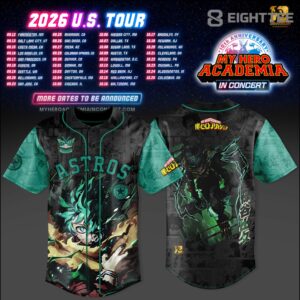 Houston Astros x My Hero Academia US Tour Collection Jersey V3 by Eighttee.com Houston Astros x My Hero Academia U.S. Tour Collection Jersey V3