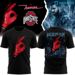 Iceman Drake album x Ohio State Buckeyes Tshirt by Eighttee.com Iceman (Drake album) x Ohio State Buckeyes Tshirt