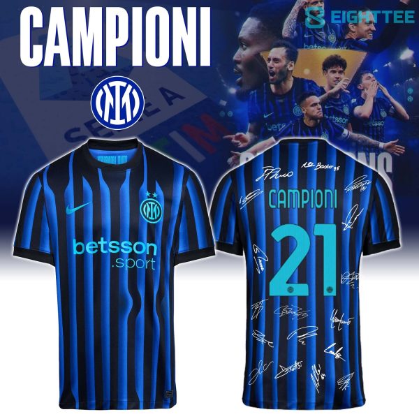 Inter Milan Campioni d’Italia 2025/2026 Champions Edition Jersey