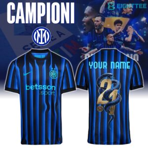 Inter Milan Campioni d’Italia 2025/2026 Special Edition Jersey Version 2