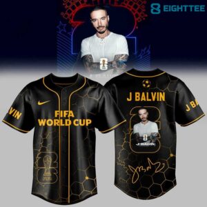 J Balvin FIFA World Cups 2026 Special Jersey by Eighttee.com J Balvin FIFA World Cups 2026 Special Jersey