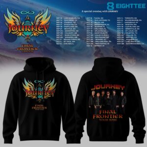 JOURNEY FINAL FRONTIER 2026 TOUR HOODIES LIMITED by Eighttee.com JOURNEY - FINAL FRONTIER 2026 TOUR HOODIES | LIMITED
