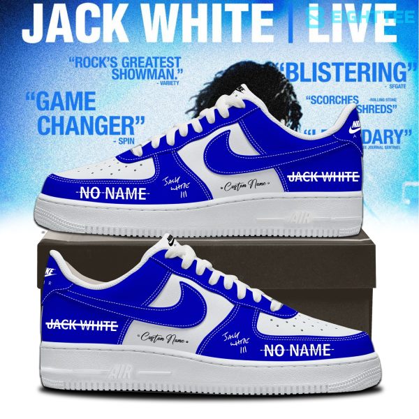 Jack White Live No Name Tour Blue AJ1 Shoes V2