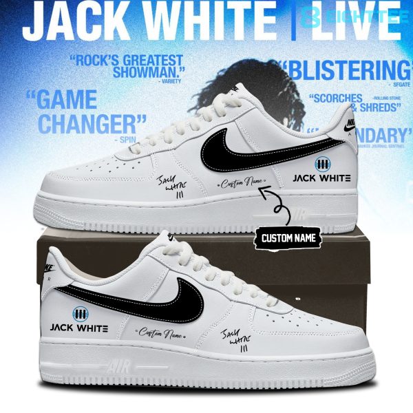 Jack White Live No Name Tour White AJ1 Shoes V2
