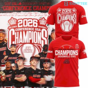 Jacksonville-State-Gamecocks-baseball-2026-Conference-USA-Champions-TShirt-1.jpg Jacksonville State Gamecocks baseball 2026 Conference USA Champions T-Shirt