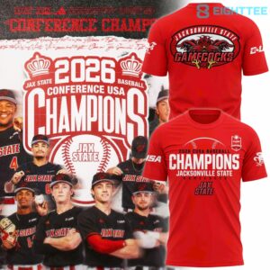 Jacksonville-State-Gamecocks-baseball-2026-Conference-USA-Champions-TShirt-v2-1.jpg Jacksonville State Gamecocks baseball 2026 Conference USA Champions T-Shirt v2