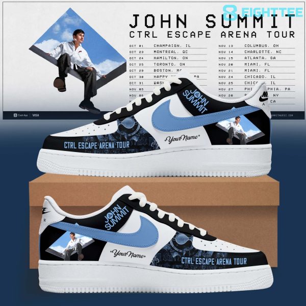 John Summit CTRL ESCAPE Arena Tour 2026 Custom Air Force 1 Shoes