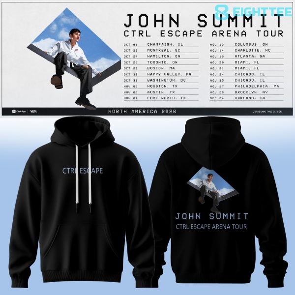 John Summit CTRL ESCAPE Arena Tour 2026 Special Hoodie